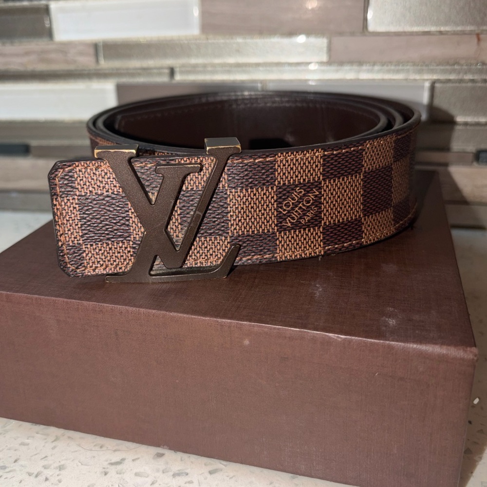 Louis Vuitton Brown Checkered Men's Bag